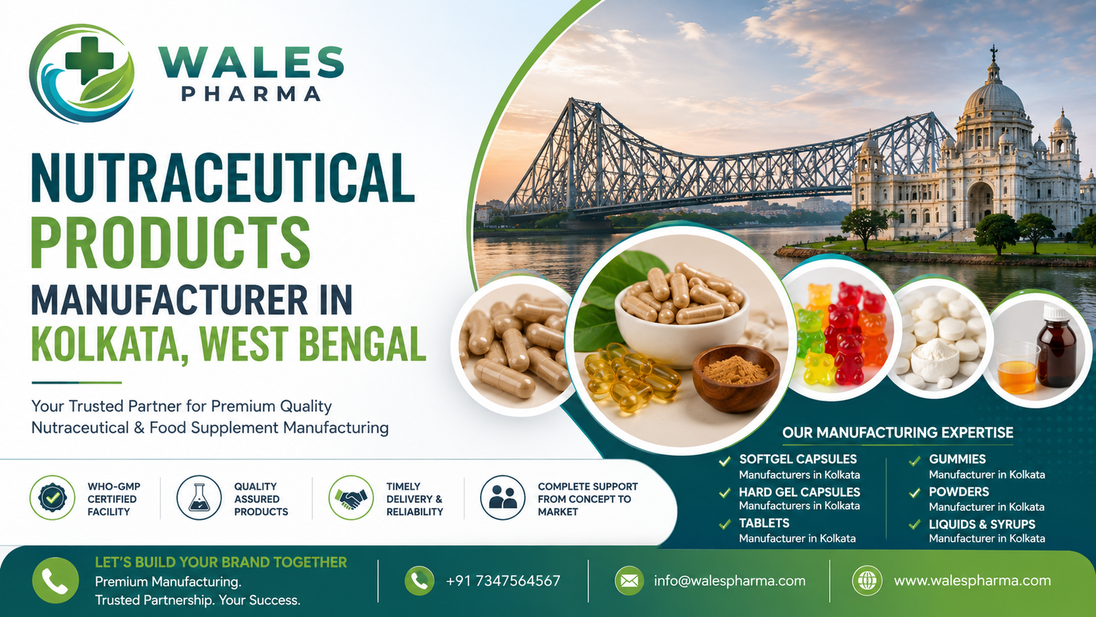 Nutraceutical Products Manufacturer in Kolkata, West Bengal | Wales Pharma